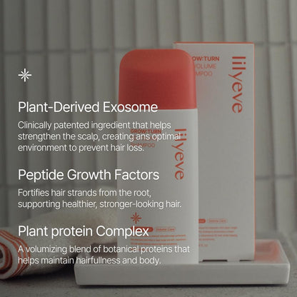 lilyeve GrowTurn 3D Volume Shampoo with Built-in Brush